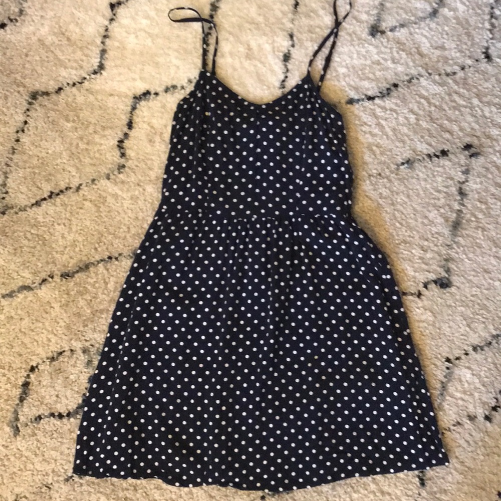 Blue Polka Dot Dress